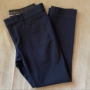 Banana Republic Mid-Rise Skinny Ankle Sloan Pant Sz 2 Navy